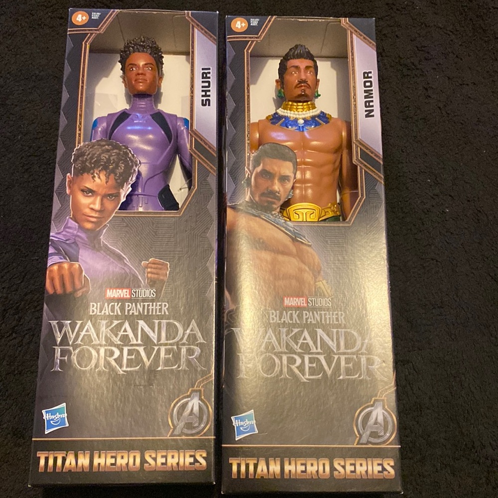 Wakanda forever black panther Shuri and Namor set of 2 action figures set